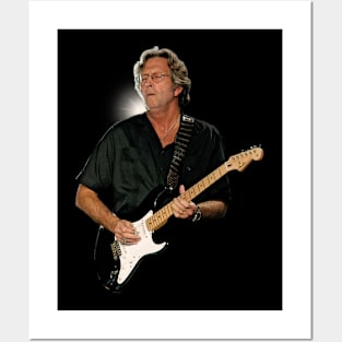 Slowhand Serenade Clapton Retro Blues Iconic Couture Threads Posters and Art